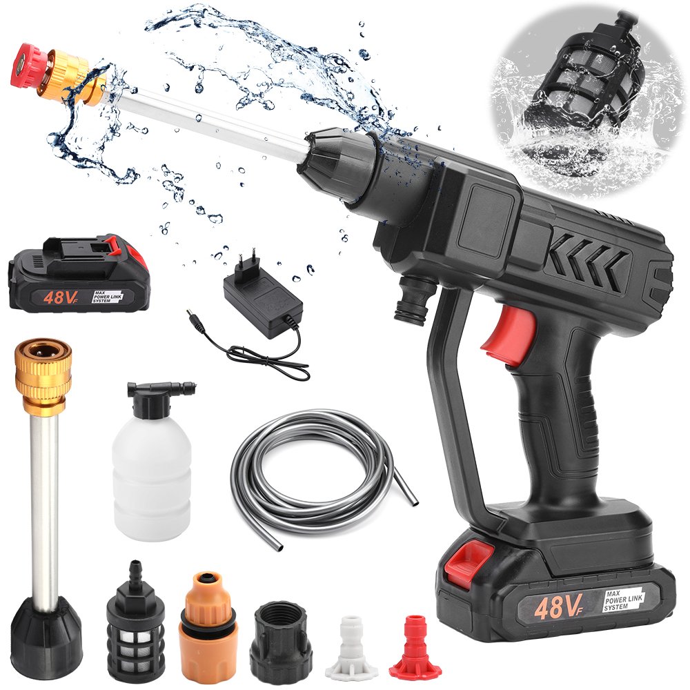 Portable Lithium Battery Car Washing Machine Electric Portable Power Cordless Pressure Washer
