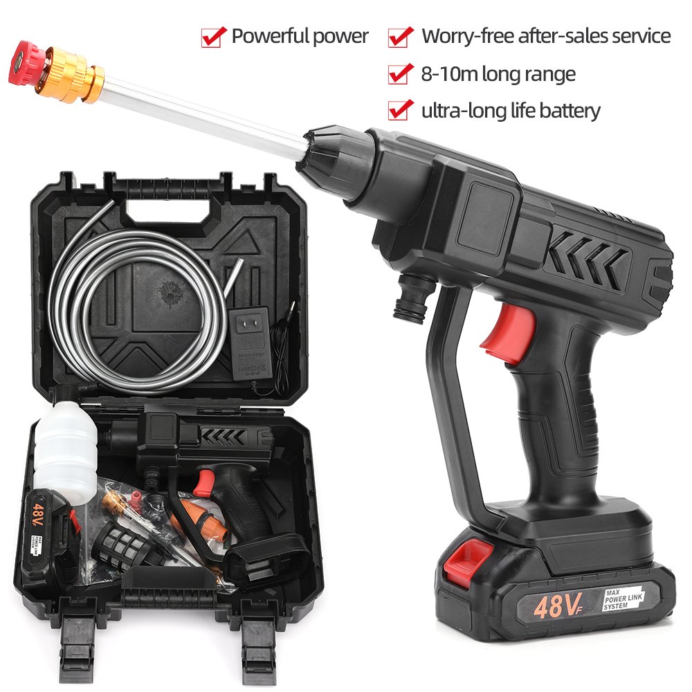 Portable Lithium Battery Car Washing Machine Electric Portable Power Cordless Pressure Washer