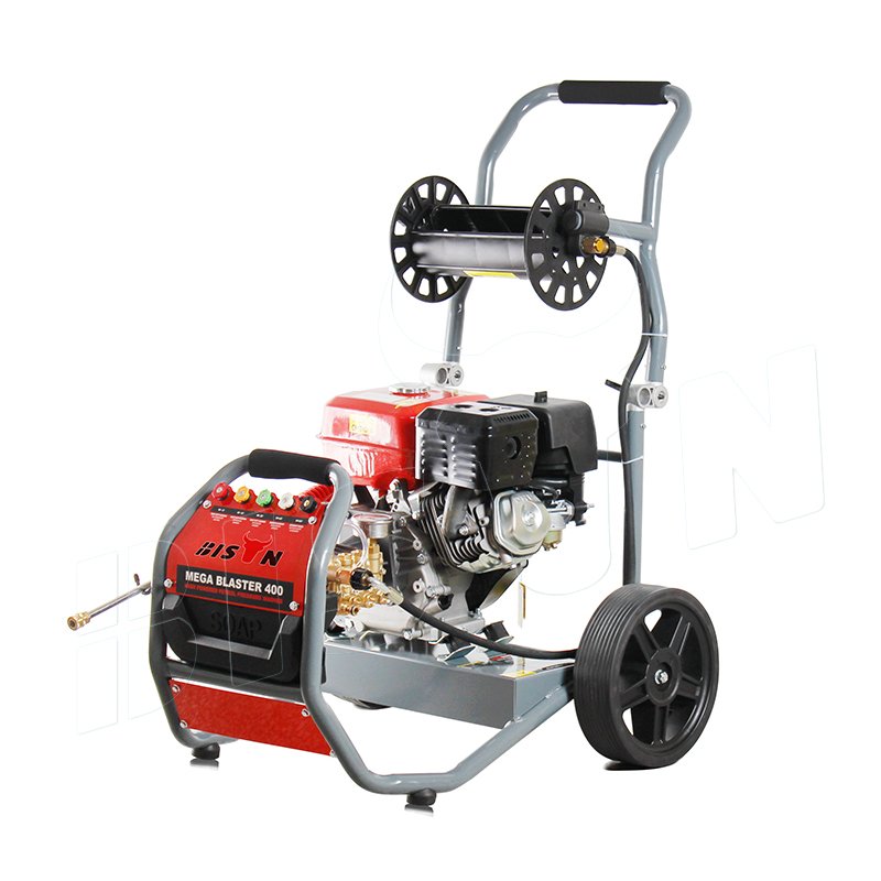 BISON 200bar car wash equipment cleaning high pressure washing tripple plunger car washer with hose