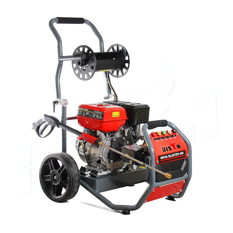BISON 200bar car wash equipment cleaning high pressure washing tripple plunger car washer with hose