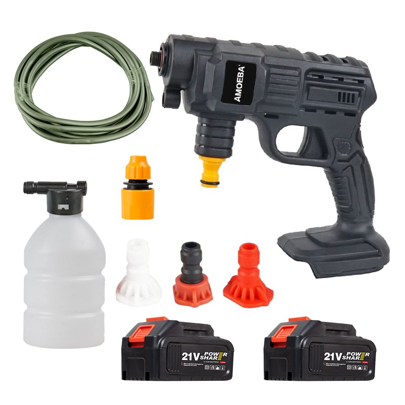Professional Power Type Lion Battery Cleaner Car Washer Gun Car Wash Water Pressure Pump With Lithium Battery