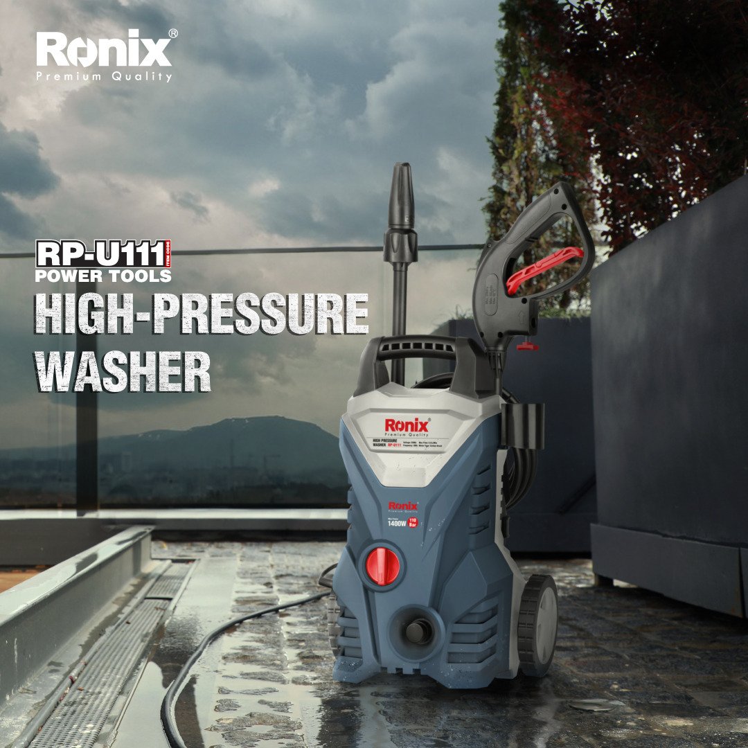 Ronix 110V 60HZ RP-U111V 110Bar 1400w Industrial Electrical Powerful High Pressure Car Washer Cleaner Machine car washing 110v