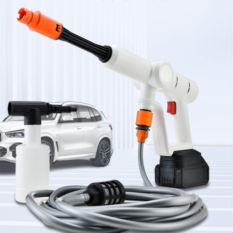 Brushless Car Washer High Pressure Portable Washing Gun Cordless Electric Cleaning Machine Battery Power Washer Spray Gun