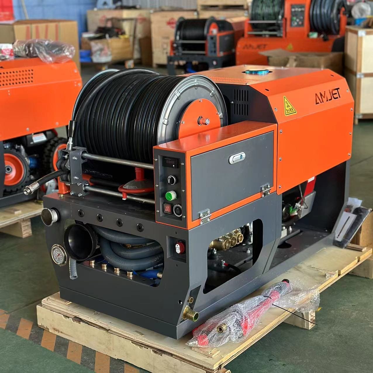 AMJET 4350psi 10gpm high pressure water jet sewer cleaning machine Sewer jet sewer cleaner machine