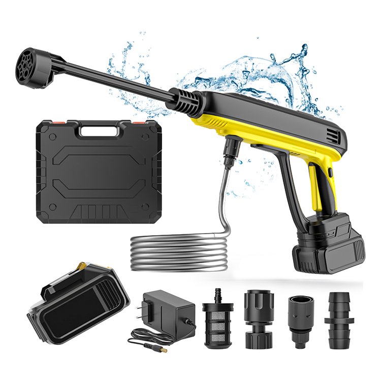 2024 New design Handheld Portable Car Washing Machine Water Spray Gun Wireless Lithium Battery High Pressure Car Washer