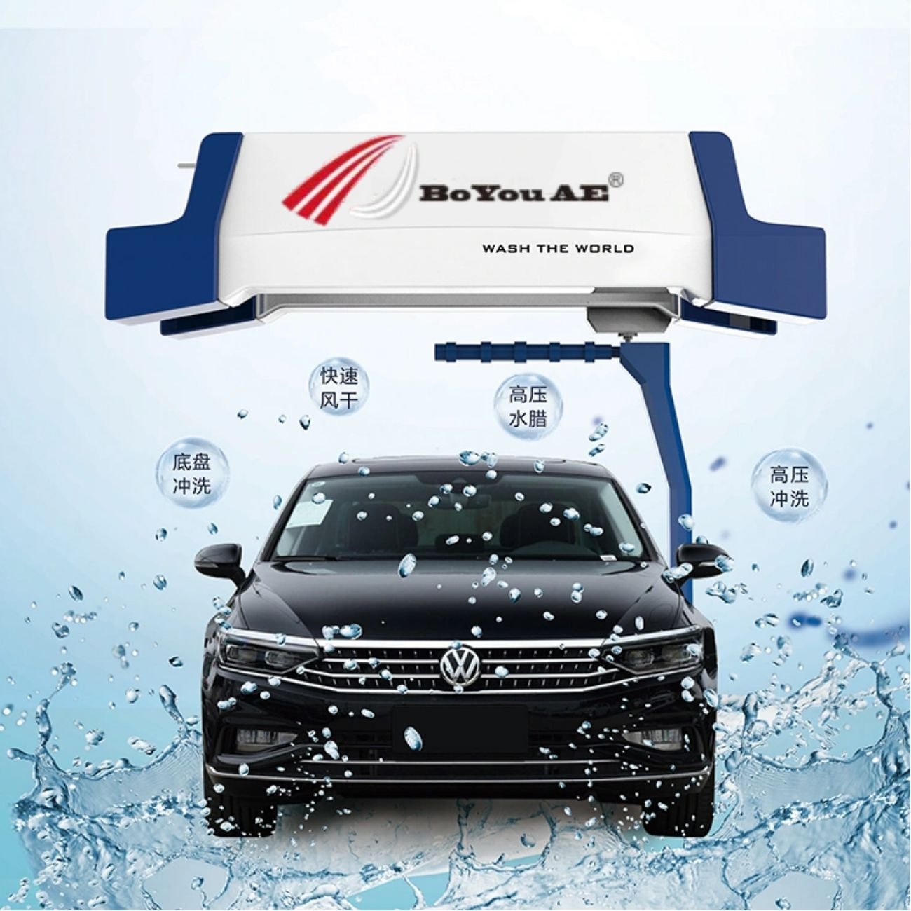 Super High Pressure Car Washer Touchless Car Wash Machine