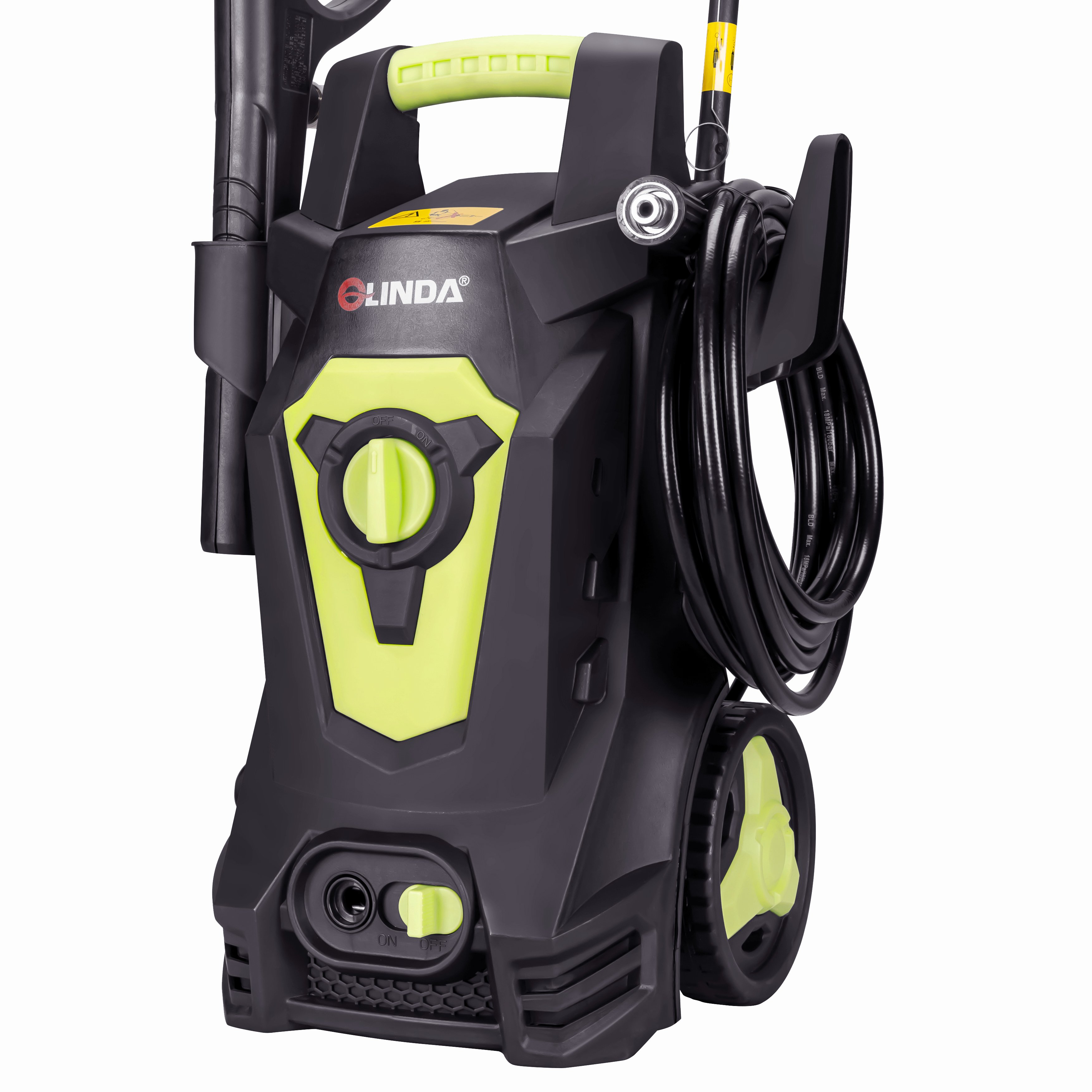 OLINDA Electric High Pressure Washer with Copper Winding with Hose Pipe and Foam Bottle (1400W) MODEL 501