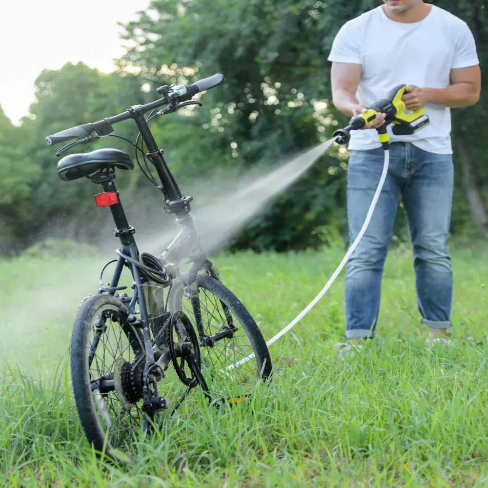 Portable High Pressure Wireless Car Washer Spray Gun Cordless Water Cleaner Gun