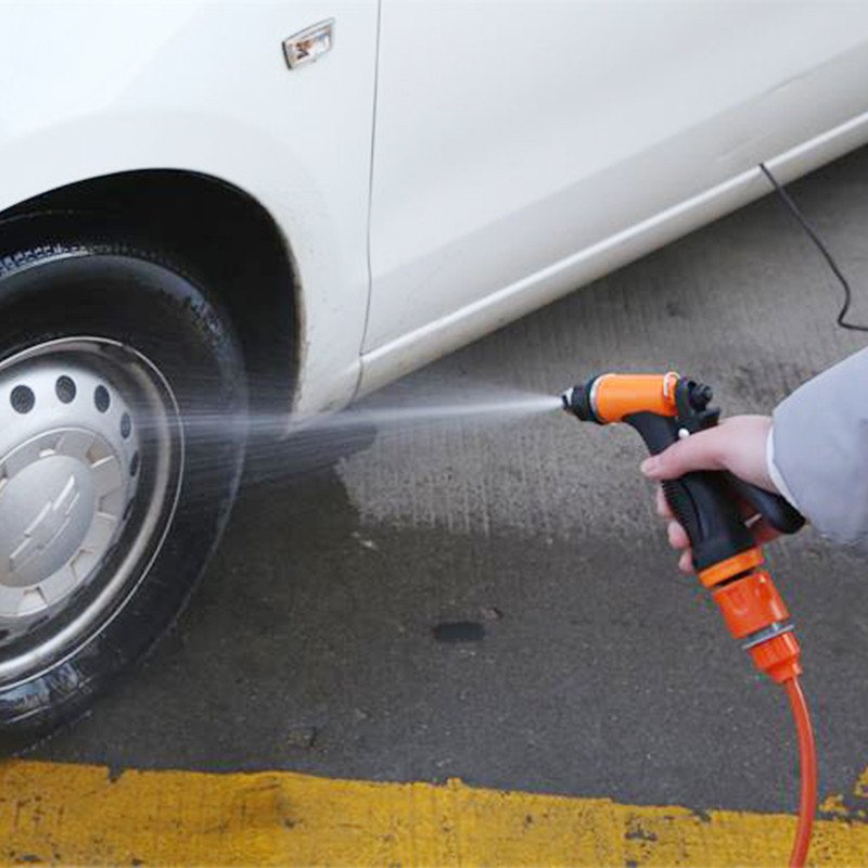 Wholesale 120W Car Washer High-pressure Portable Car Washing Machine 12V Simple Operation Car Wash Foam Gun