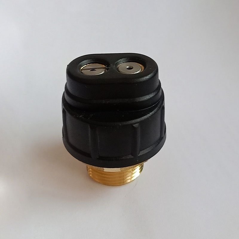 Adjustable two nozzles high pressure water spray nozzle pressure washer gun nozzle tip with M22 male thread