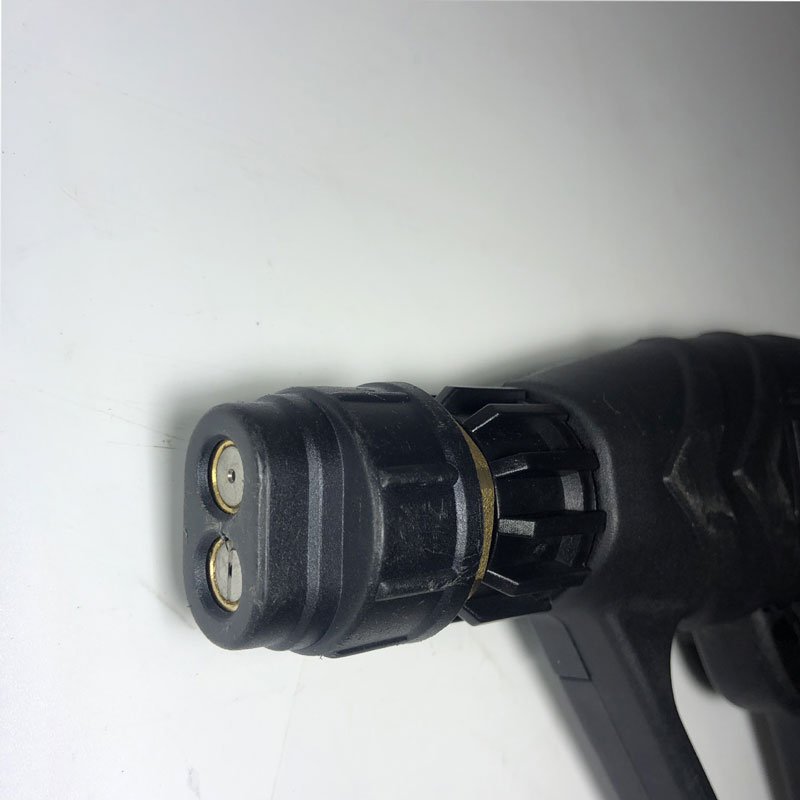 Adjustable two nozzles high pressure water spray nozzle pressure washer gun nozzle tip with M22 male thread