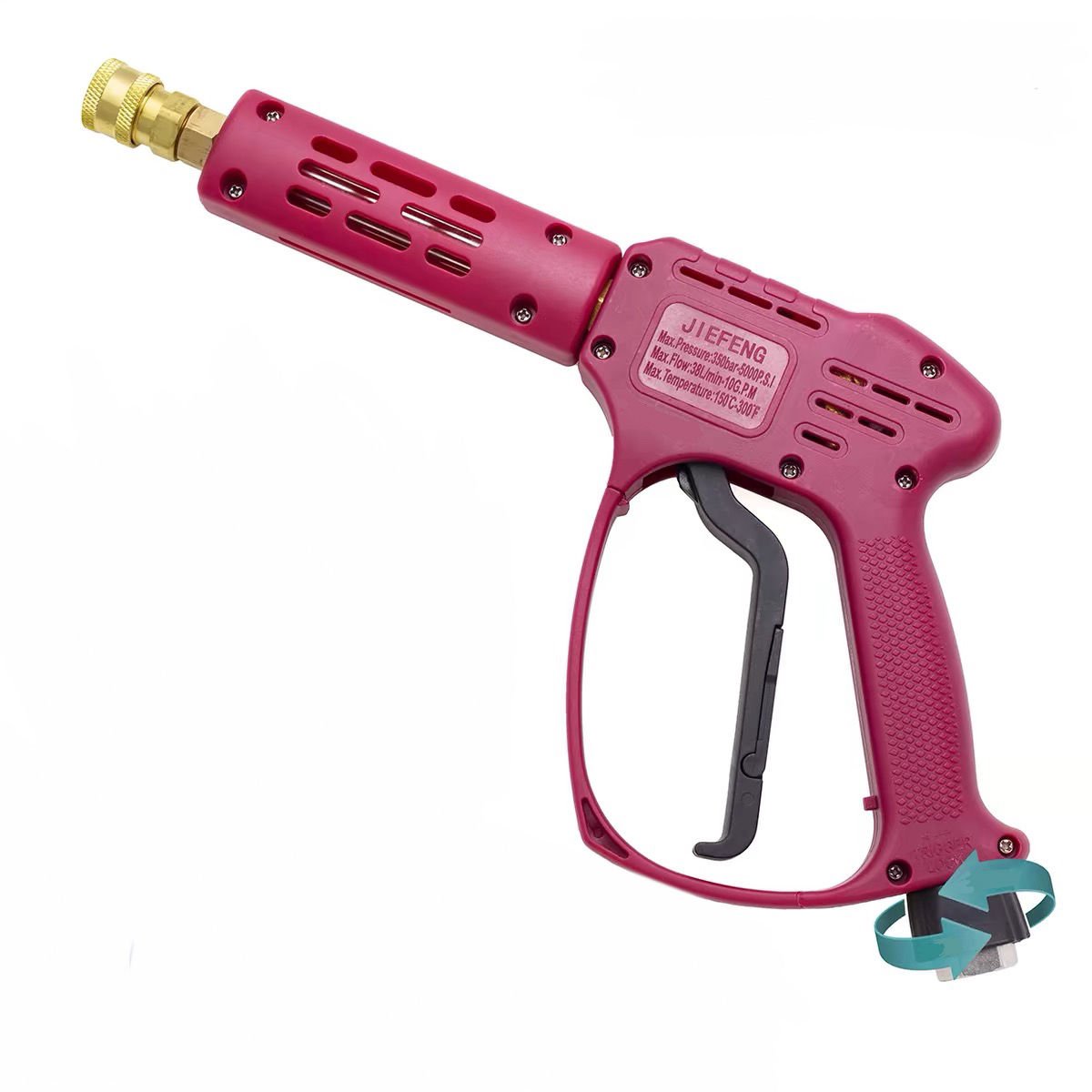 One Year Warranty Red Stainless Steel High Pressure Car Washer Cleaning Spray Gun