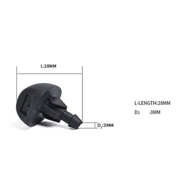 6438V8 For Peugeot 306 307 308 Windshield Washer Water Nozzle Jet Windscreen Washer Nozzle 6438V8