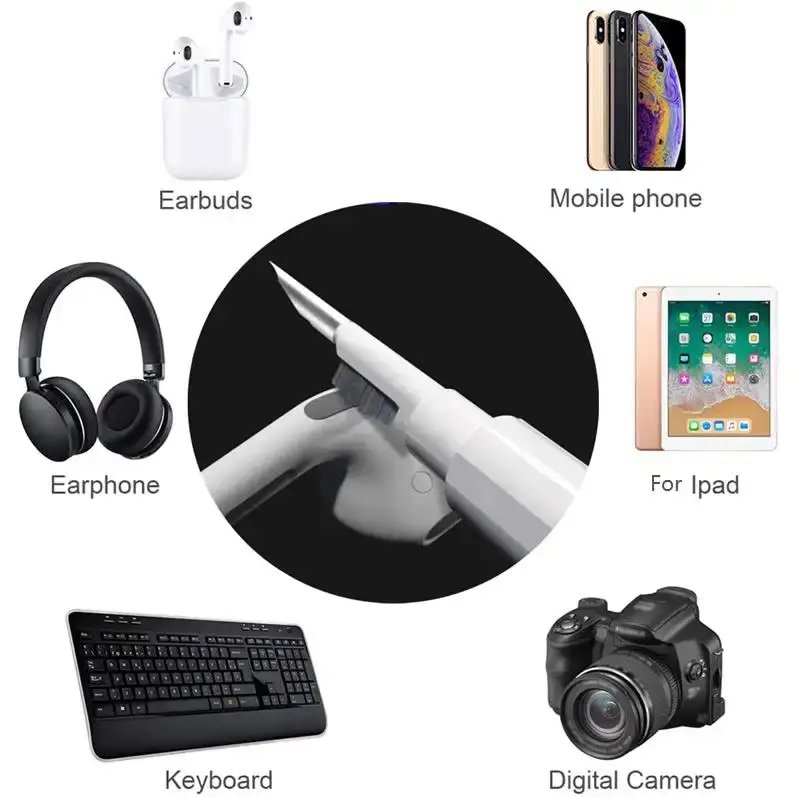 Bluetooth cleaning pen Bluetooth earphone cleaning pen Dust removal tool Earphone mobile phone cleaning tool
