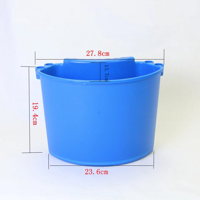 FUOU Blue Black red Car Care Car Wash Cleaning Brush Small Capacity Storage Wash Bucket With Detail Brush Containment