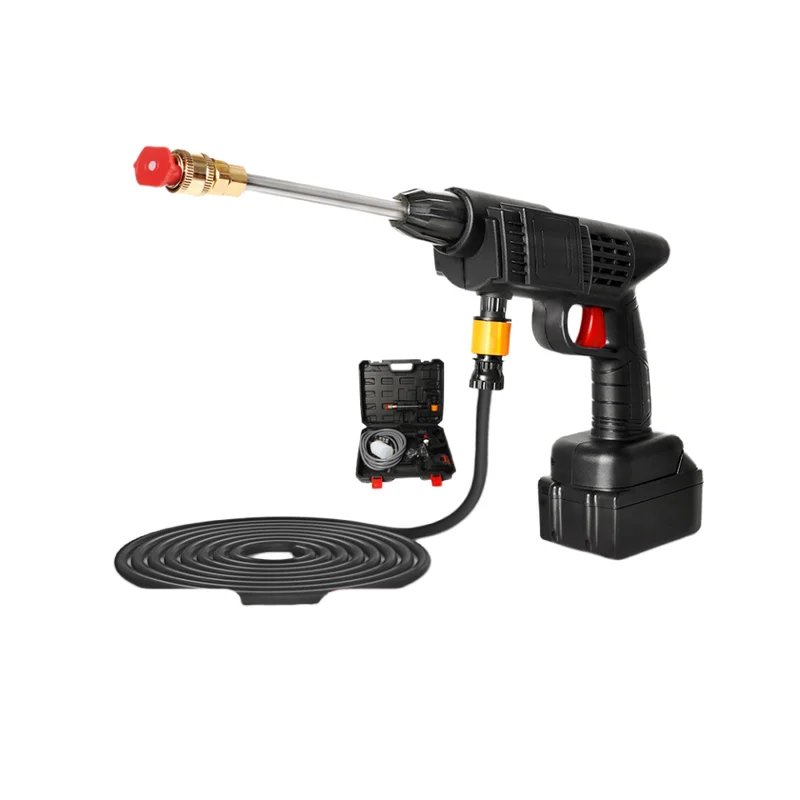 Car Wash Portable Powerful High Pressure 48v Lithium Cordless Wireless Water Jet Foam Gun Car Washer