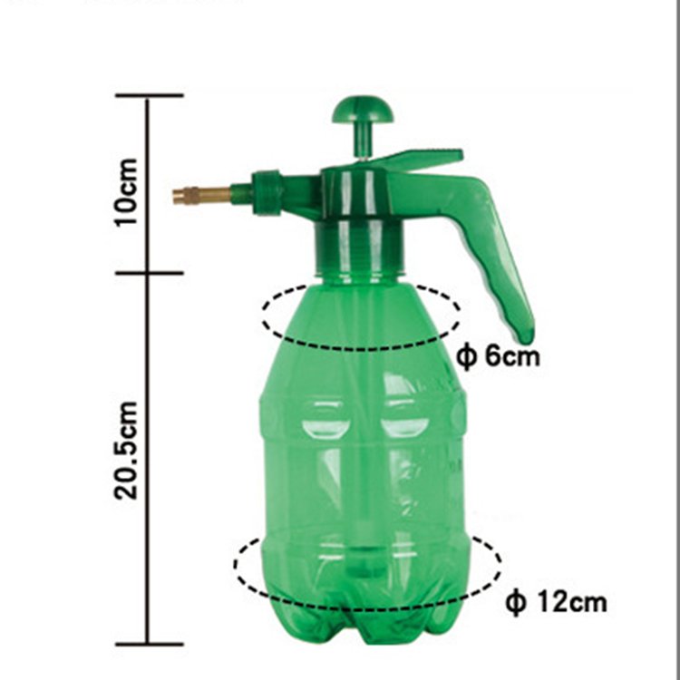 Multi Function 1.2L Hand-held Pneumatic Spray Bottle Popular Copper Spray Head Bottle Portable Car Foam Sprayer