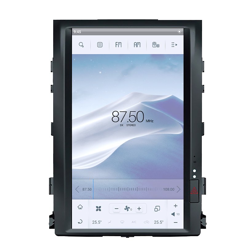 Hot Sales 16 Inch Tesla Vertical Android Touch Screen Indash Car Radio For Toyota Land Cruiser Lc200 Top Configuration
