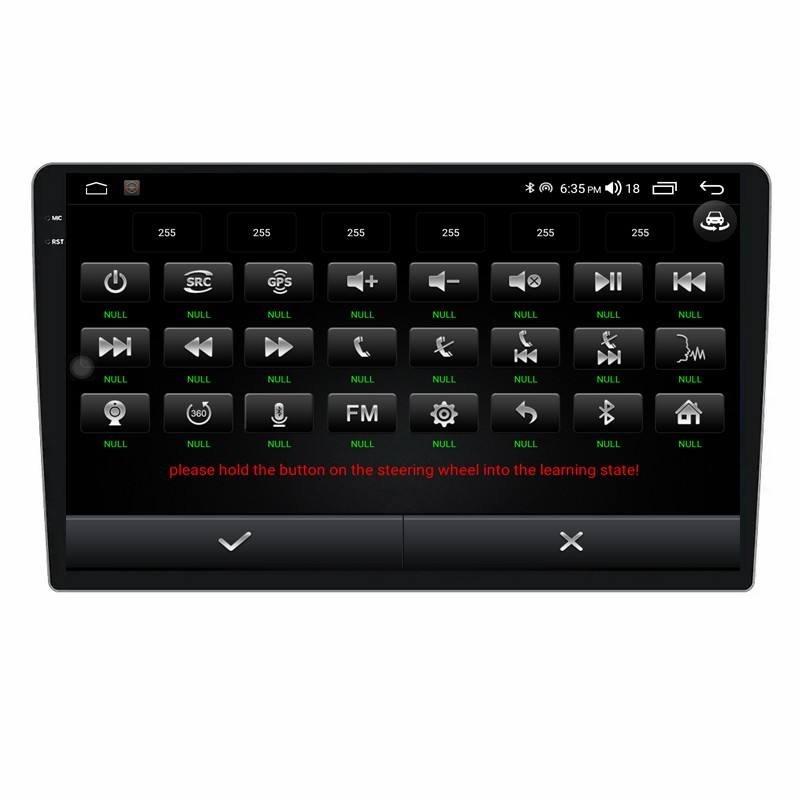 8 Core 4+64G 9" Double Din Android 12 Car Radio Stereo Carplay 4G WIFI GPS BT DSP FM RDS Support 360 Camera