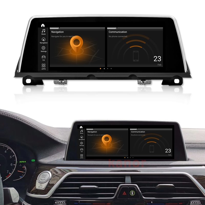10.25" Android 13 8+128GB Car Multimedia Player with Carplay Auto Radio Stereo GPS Navigation For BMW 7 Series F01 F02 F03 F04