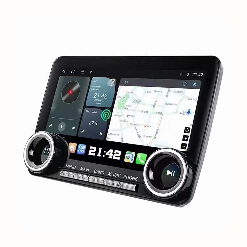 Fashion Double Knob Universal Android Car Stereo for Opel Corsa Astra Insignia Crossland X Android Auto Car DVD Player Dashboard