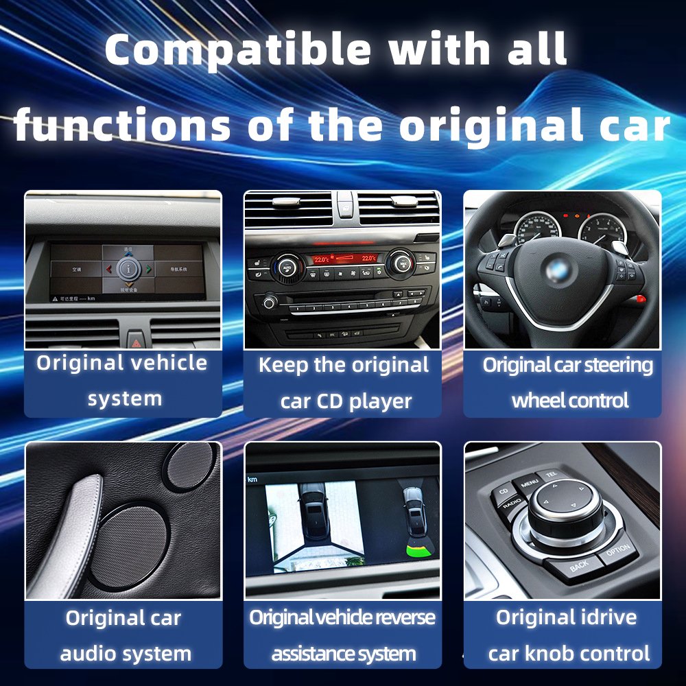 12.3 1920*720 Resolution 4g Wifi Car Dvd Player For Bmw X5 E70 X6 E71 2008-2013 Radio Video Bt Dvr Adas Support Tpms