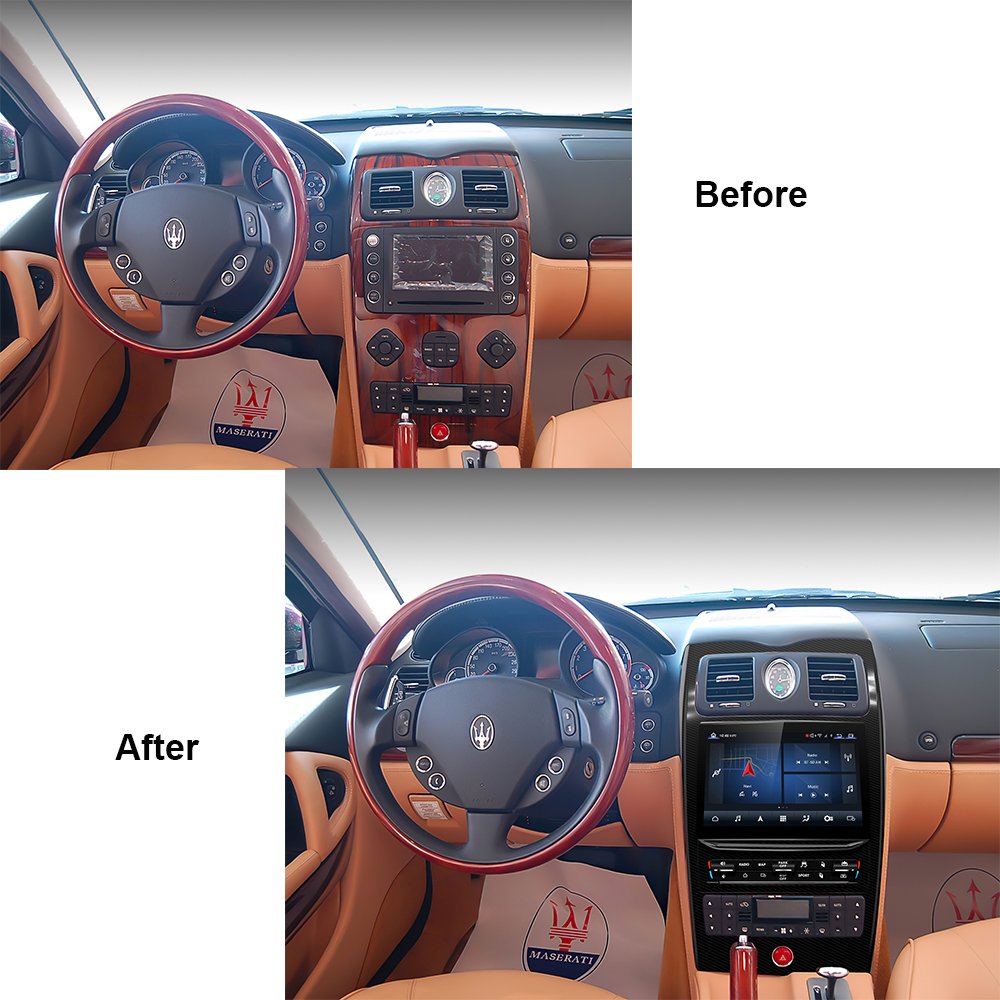 Android 11 Octa core 6+128GB Car DVD player for Maserati Quattroporte 2004-2012 stereo multimedia radio gps navigation