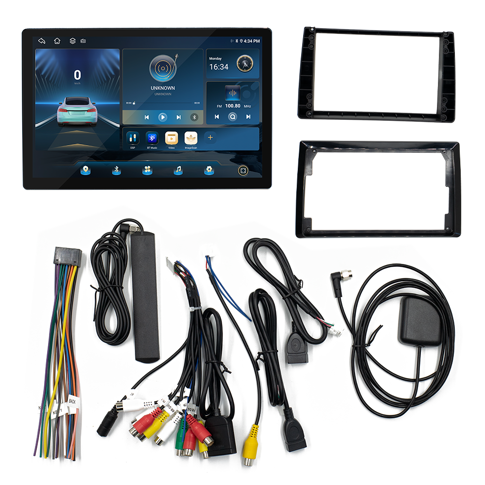 Automobile Universal 13.3 inch WIFI+ 4G Signal large Size Android System 360 Camera DSP Car play Video Radio Stereo Multimedia
