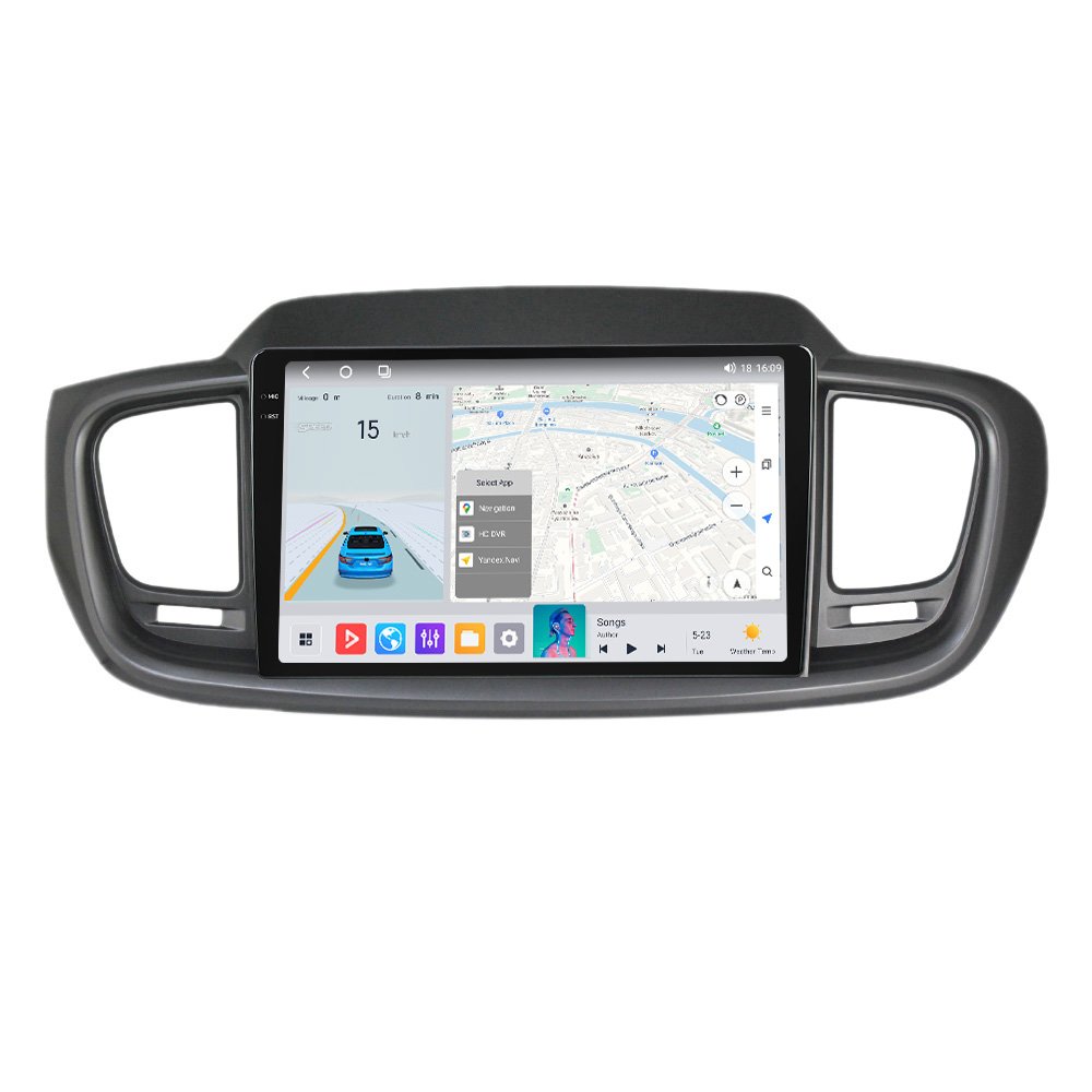 MEKEDE car audio player android 12 IPS screen for KIA Sorento 2014-2017 360 panoramic camera BT GPS 4G WIFI cooling fan