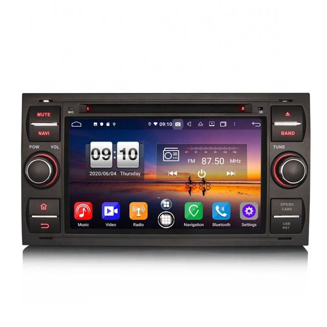 Erisin ES8766FB 7" PX5 64G Android 10.0 Car DVD player navi radio stereo GPS for Ford C/S-Max Galaxy Kuga Focus Transit/Mondeo