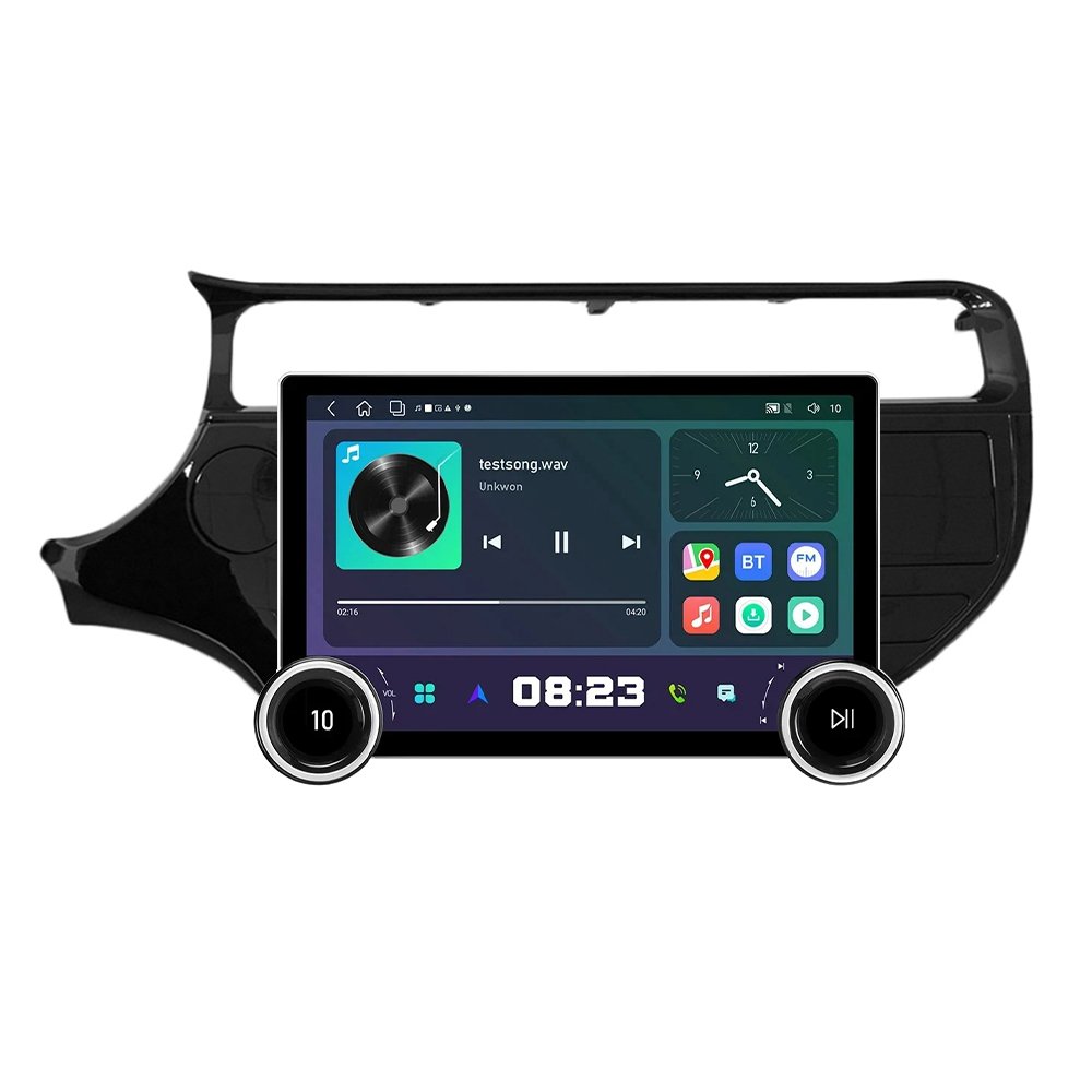 11.8Inch Car Radio For Kia Rio 2015 2016 2017 2018 DIAMOND 2K QLED Screen 2Din Android Car Stereo Car DVD Player Carplay DSP