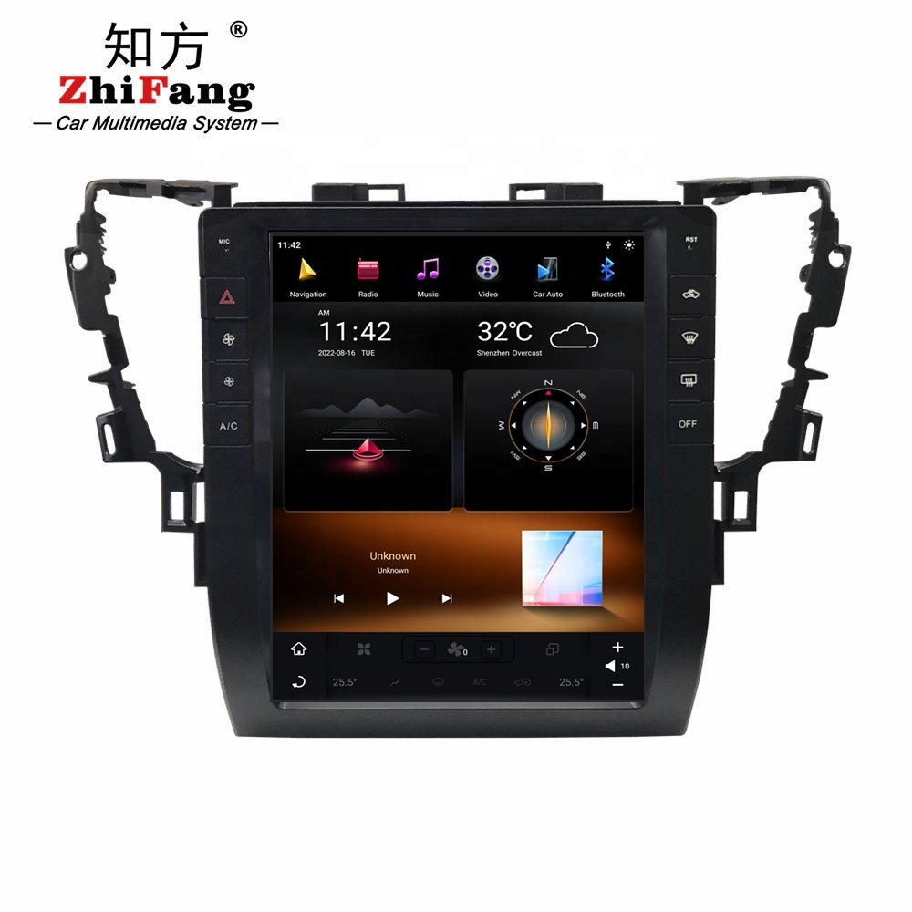 12.1'' Tesla style android Car Dvd Player carplay Navigation bluetooth carplay android For Toyota Alphard 30 Vellfire 2015-2019