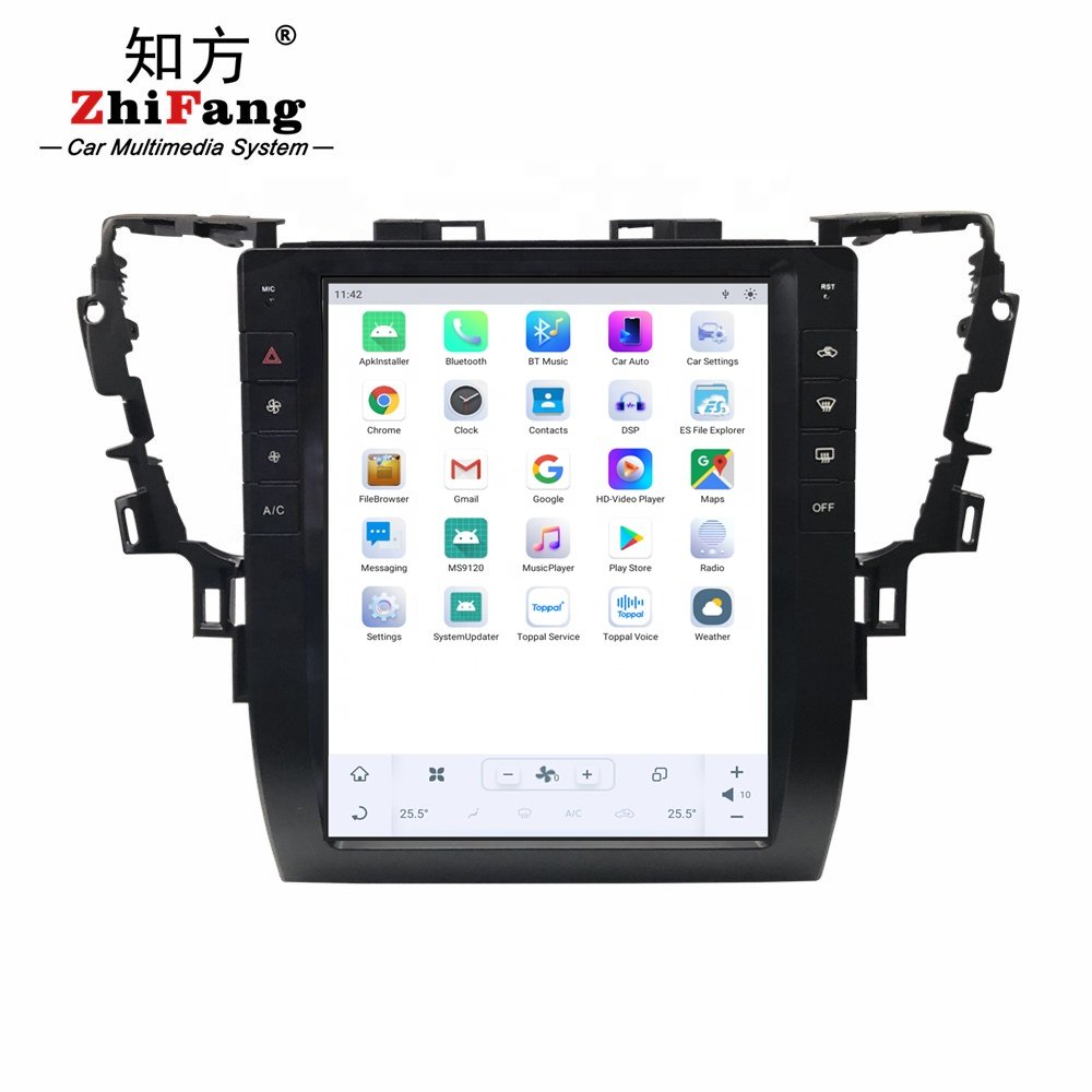 12.1'' Tesla style android Car Dvd Player carplay Navigation bluetooth carplay android For Toyota Alphard 30 Vellfire 2015-2019
