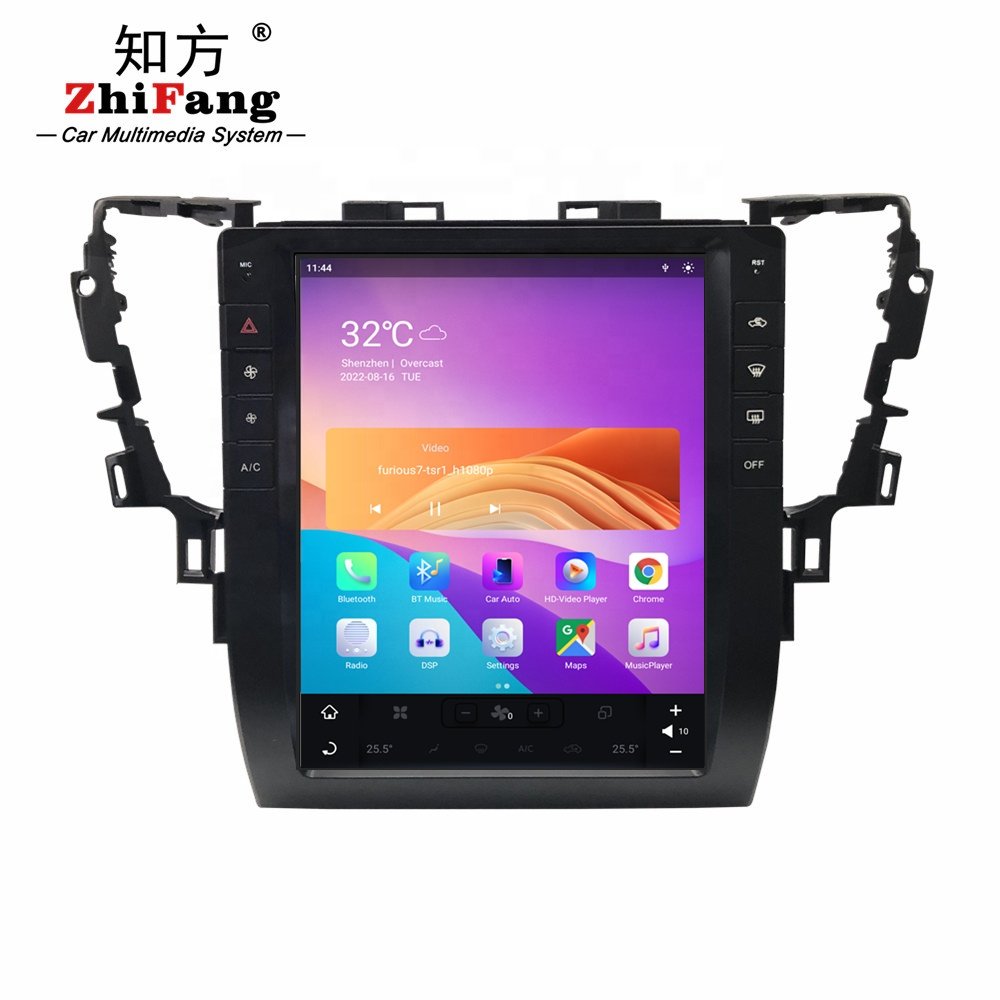 12.1'' Tesla style android Car Dvd Player carplay Navigation bluetooth carplay android For Toyota Alphard 30 Vellfire 2015-2019