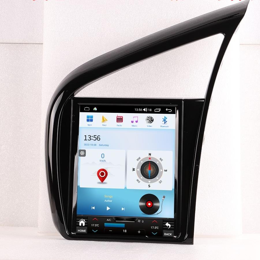 9.7 Inch Tesla Large screen Style Gps Navigation Android Reversing Camera Car Dvd Player For Audi R8 2007-2015