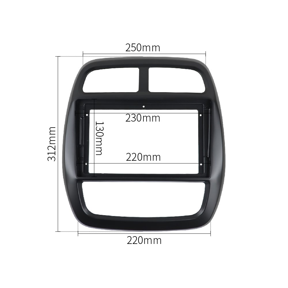 for Radio Fascia Frame RENAULT KWID 2017+ Stereo GPS DVD Player Install Panel Surround Trim Face Plate Dash Mount kit Bezel