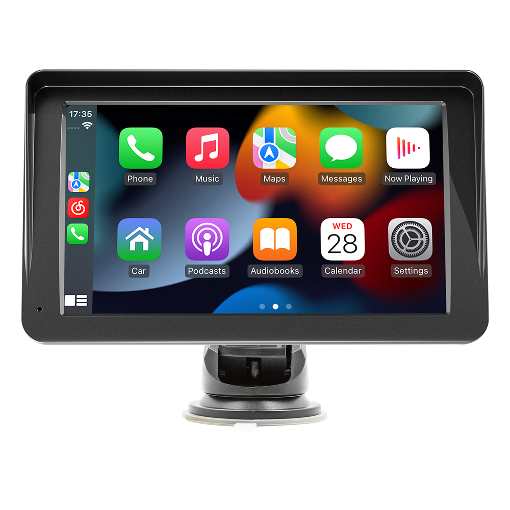 Car DVR screen 7 inch touch car monitor carplay screen with IOS carplay and android auto car dvd player