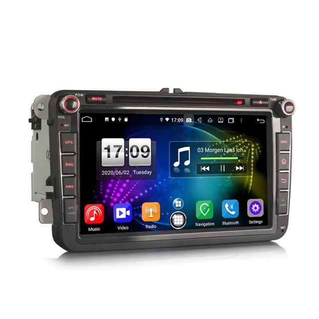 Erisin ES8715V Android Auto 8 core stereo CarPlay DAB GPS 8INCH Autoradio DVD Multimedia for VW Seat Skoda