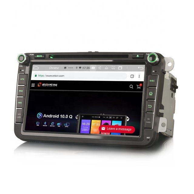 Erisin ES8715V Android Auto 8 core stereo CarPlay DAB GPS 8INCH Autoradio DVD Multimedia for VW Seat Skoda