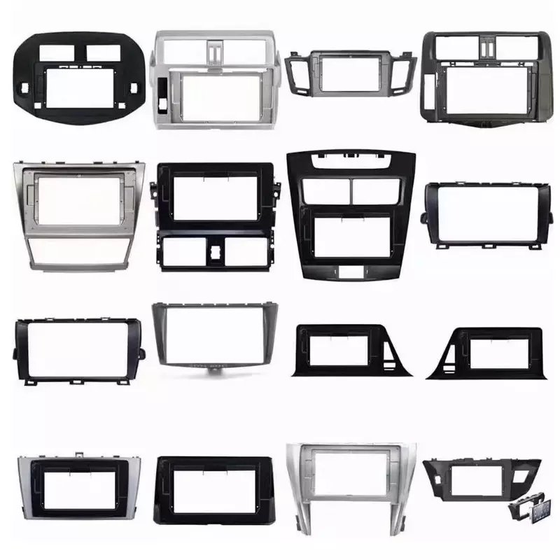 New android car player fascia frame navigation & gps car radio frame interior accessories car dvd player frame screens panel