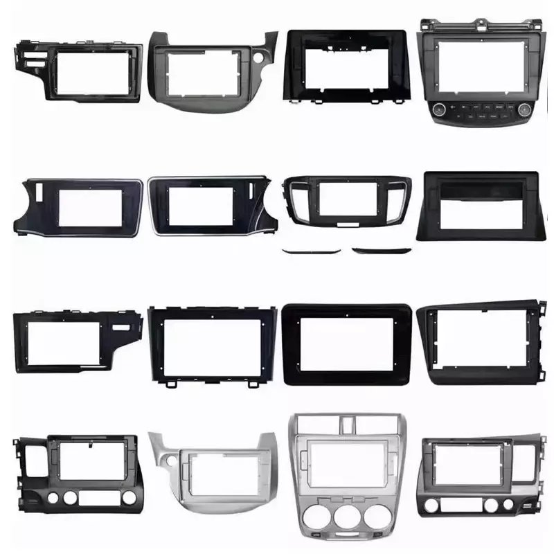 New android car player fascia frame navigation & gps car radio frame interior accessories car dvd player frame screens panel