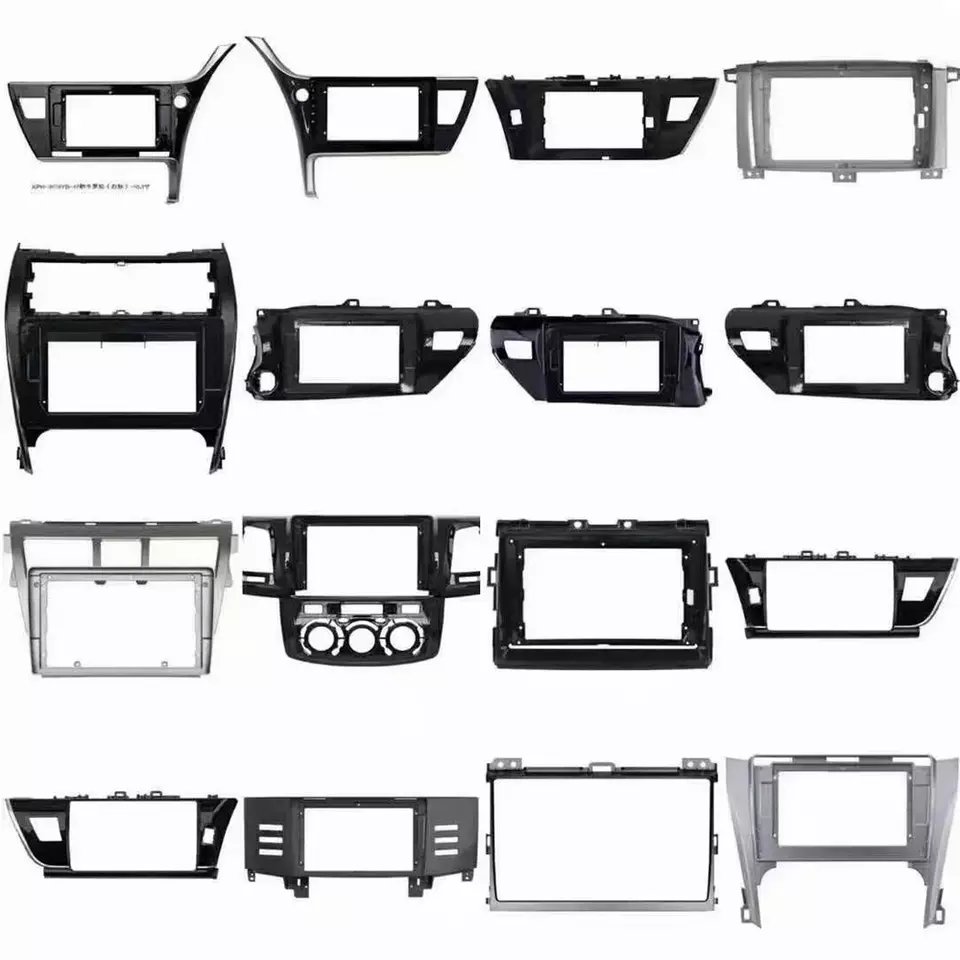 New android car player fascia frame navigation & gps car radio frame interior accessories car dvd player frame screens panel
