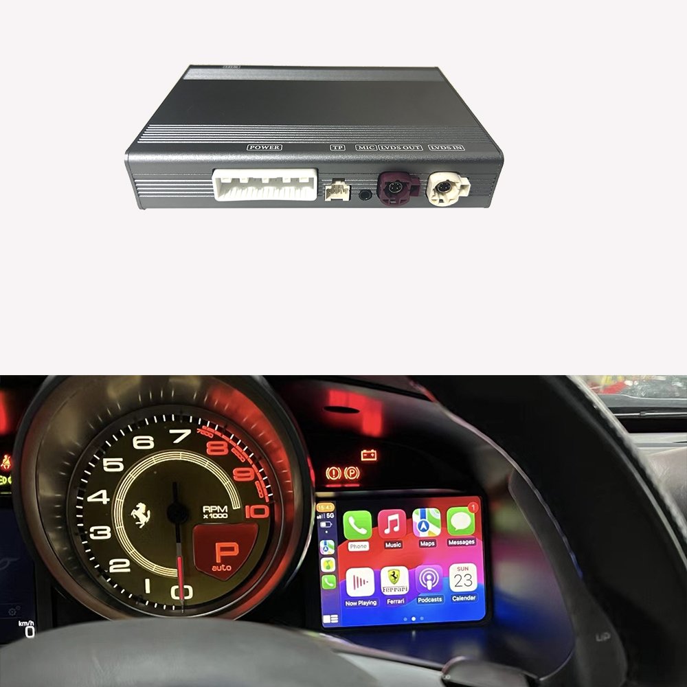 Wireless CarPlay Module For Ferrari F12 F8 488 812 Android Auto Car DVD Player Mirror Link AirPlay Radio Navigation