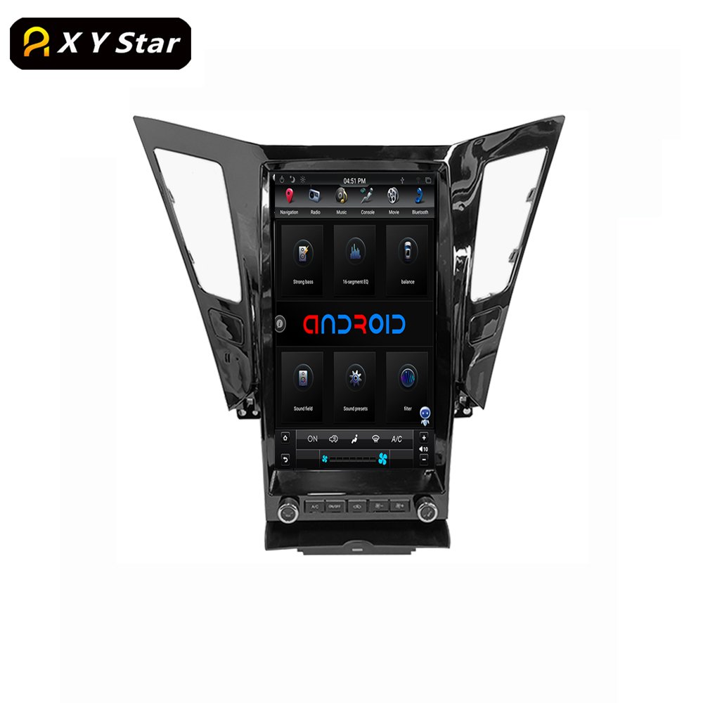 13.6 Inch Vertical Screen Radio Stereo Navigation Car Dvd Player Android For Sonata 2010-2014
