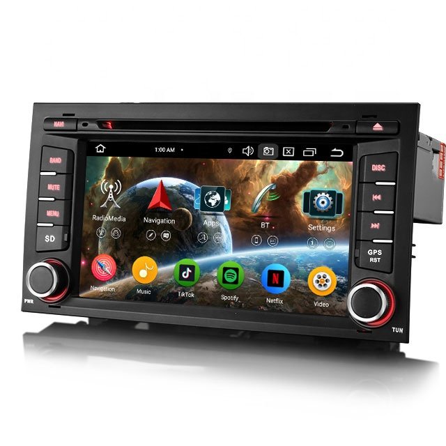 Erisin ES6732S 7" Octa-Core Android 13.0 Car Multimedia CarPlay for Seat Leon GPS Navi BT5.0 Car Dvd Player