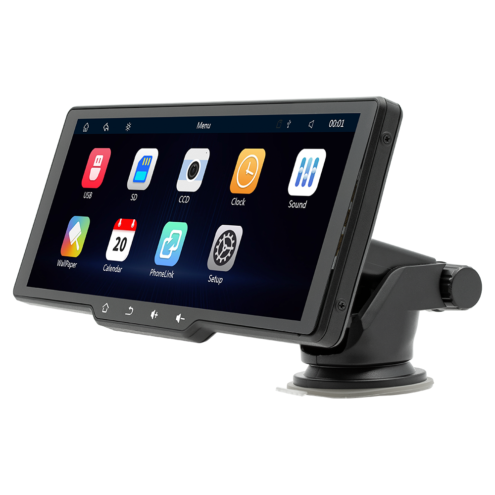 BQCC 10.26" IPS Screen Wireless Carplay& Android Auto Portable Carscreen Monitor Radio FM Display Car Stereo Movie Media B5314