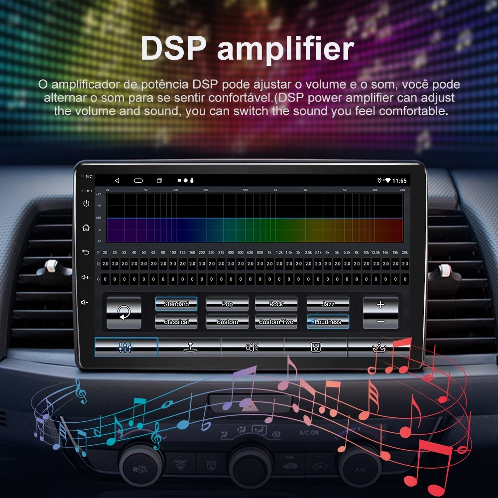 9nch 9001A3pro 6+128 4G SIM card carplay 1280*720 support 360camera Car Smart Navigation Stereo panoramic view Player