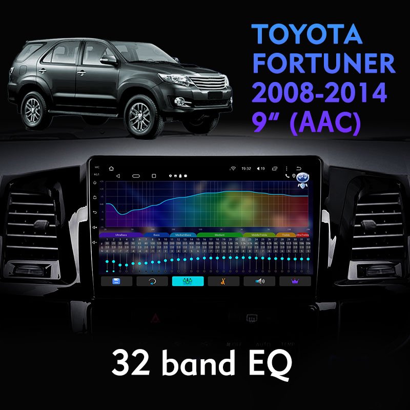 Android multimedia System car dvd player 9 inch touch screen for TOYOTA FORTUNER 1 2008 2014 GPS Naxigation double din car audio