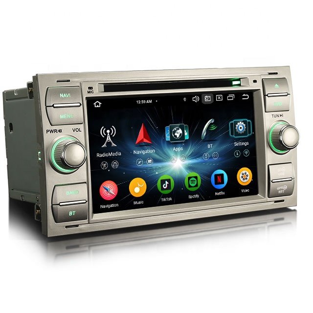 ES6766FS IPS Android 13.0 DSP Car GPS Navi Auto Radio for FORD C-Max Connect CarPlay 4G Car Multimedia Player