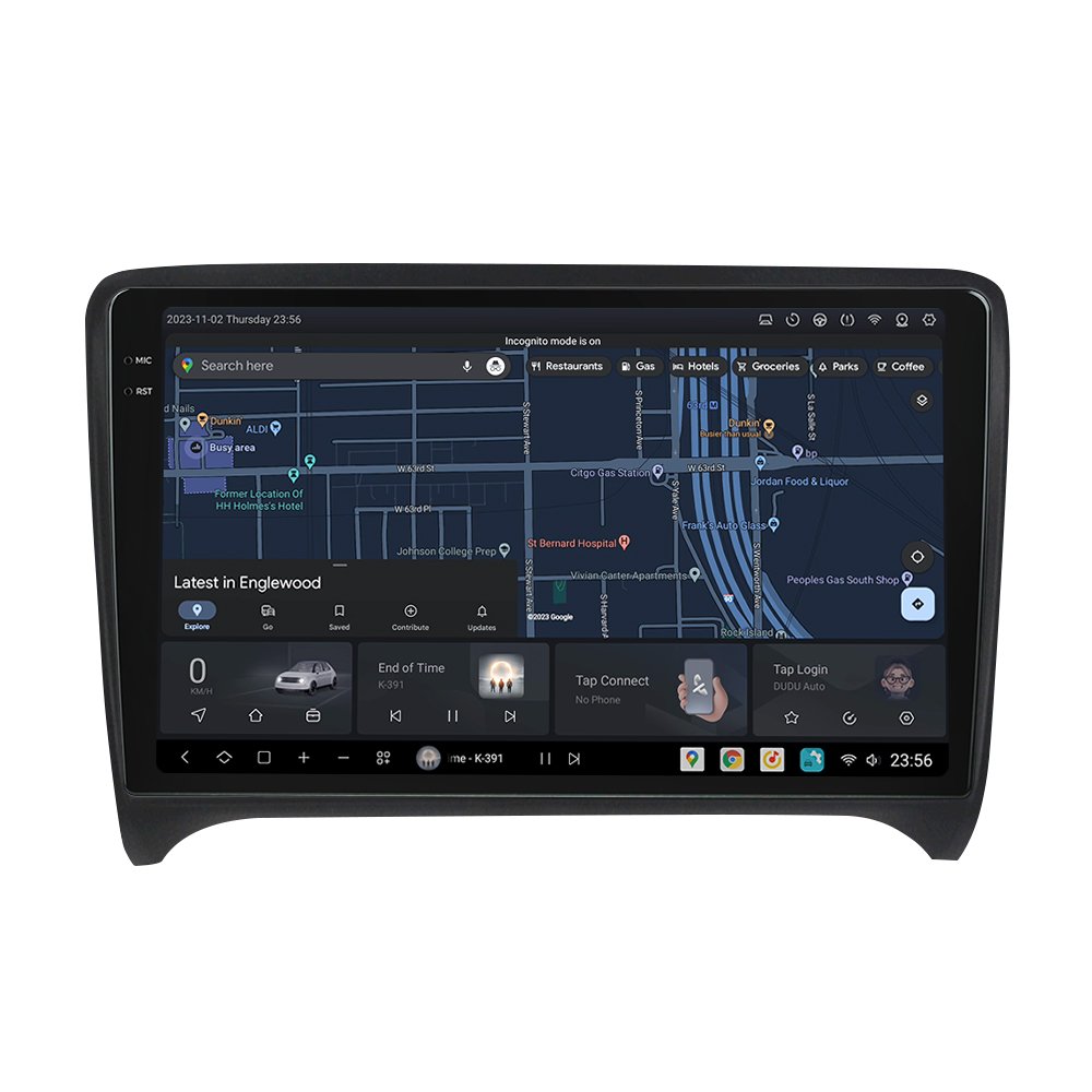 DUDU7 UIS7870 Android 13 Car Radio DVD Player 12G+512G 2000*1200 Navigation GPS For Audi TT MK2 8J 2006 - 2012